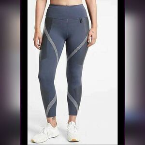 Athleta Allyson Felix The Legend Violet/ Muted Lilac Purple Legging Womens XXS